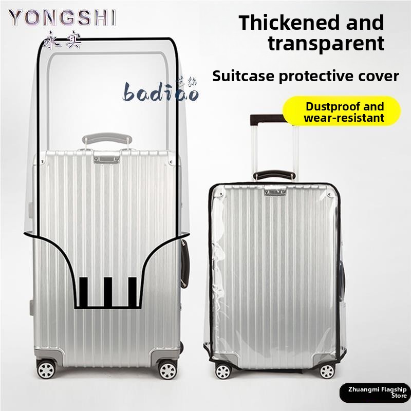 Luggage Protective Cover Transparent - Penutup Pelindung Transparan Tebal untuk Bagasi,