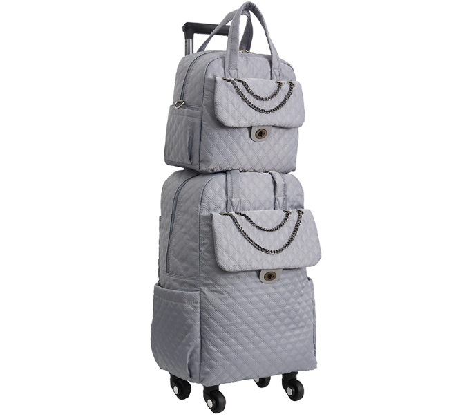 Tas Koper Wanita, Tas Ransel W - Foldable Rolling Luggage Bag ulasan dan harga