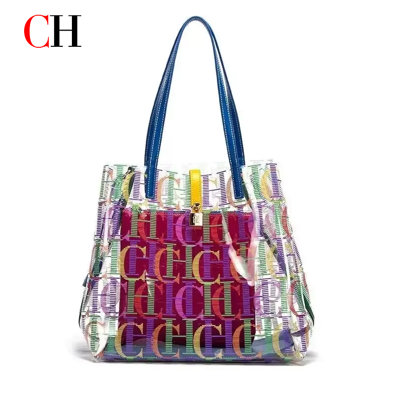 Tas Tote Transparan PVC Wanita - Wallets ulasan dan harga