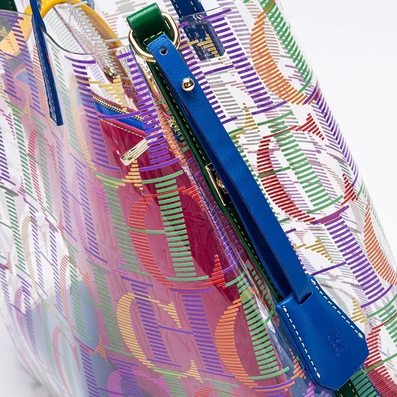 Tas Tote Transparan PVC Wanita - Wallets ulasan dan harga